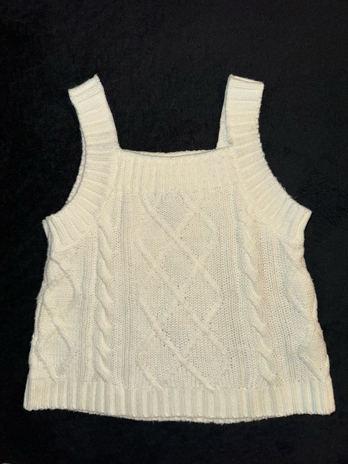 Ensemble gilet avec débardeur grosse Maille fille Taille 3/4ans 104cm - photo numéro 5