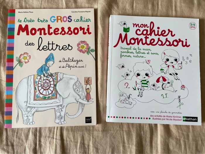 Le très très gros cahier Montessori des lettres de Balthazar et de pépin aussi