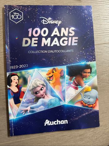 Livre 100 ans de magie Disney