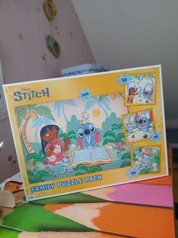Family pack puzzle Disney Stitch - Trefl puzzle