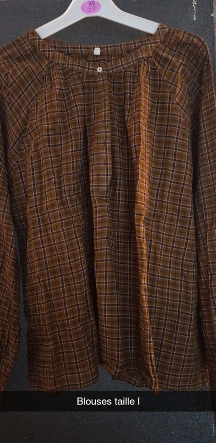 Blouse taille l manche longue