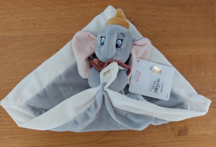Doudou plat Dumbo éléphant - Disney Baby - photo numéro 2