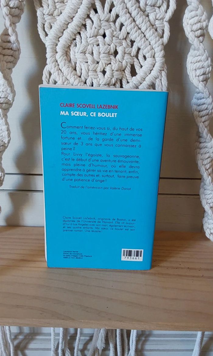 Livre Ma sœur, ce boulet Claire Scovell Lazebnik - photo numéro 2