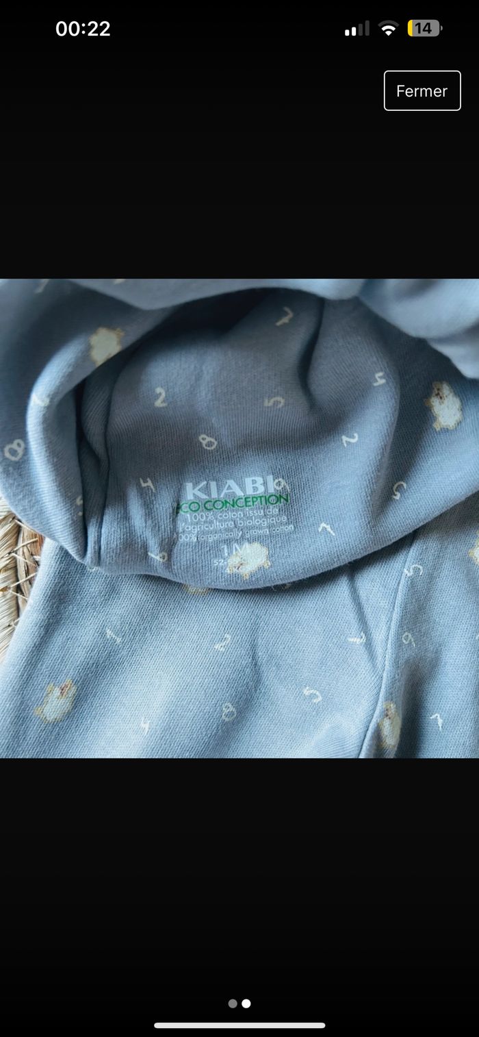 Pantalon + bonnet bébé mixte - photo numéro 2