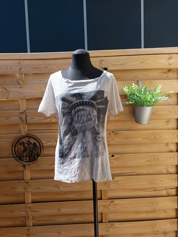 T-shirt en maille coton taille M
