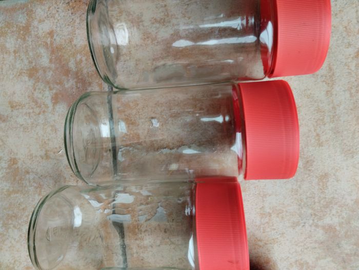lot de 5 pots en verre - photo numéro 3