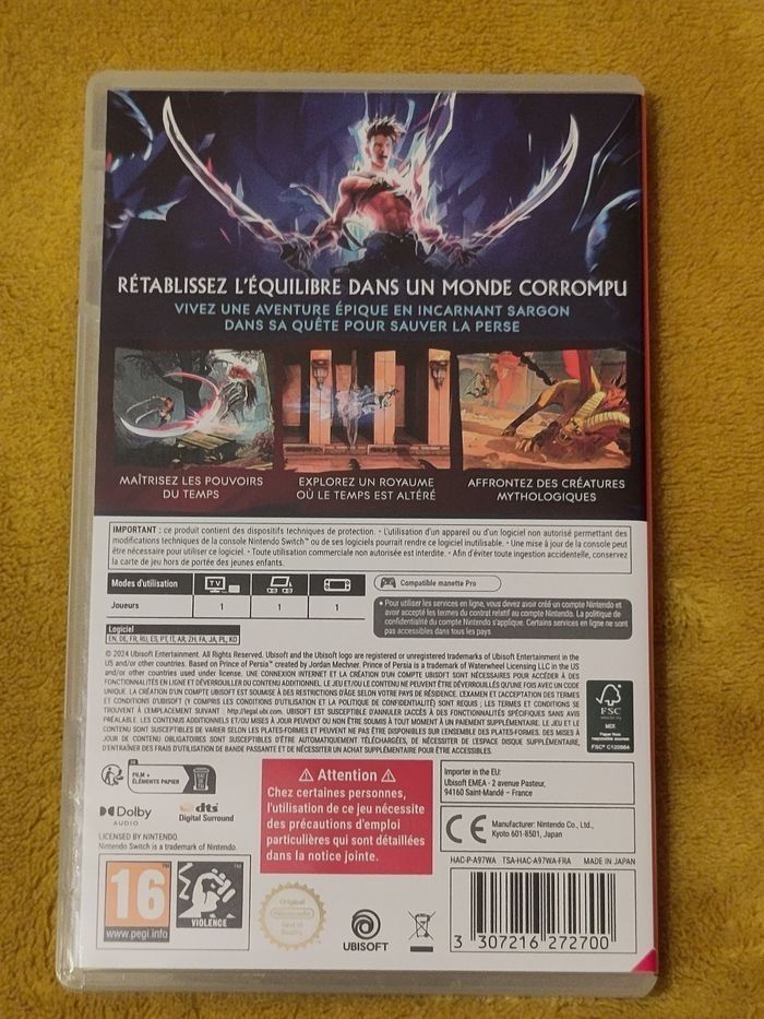 Prince of Persia The lost crown Switch - photo numéro 4