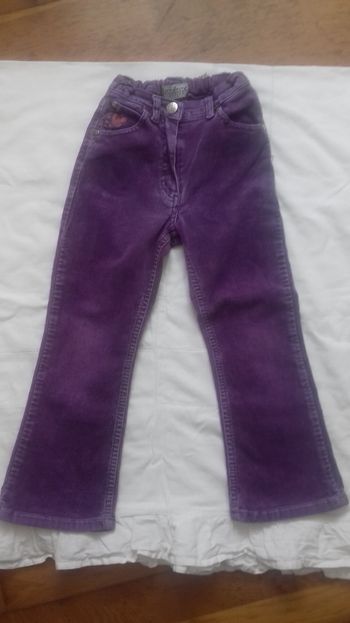 1 pantalon en velours fille 6 ans 