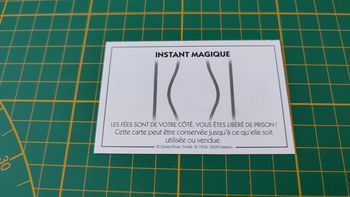 Carte instant magique libéré de prison pièce jeu de société Monopoly Disney éditions Hasbro #B94