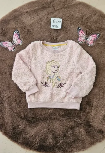 Pull reine des neiges 6 ans fille