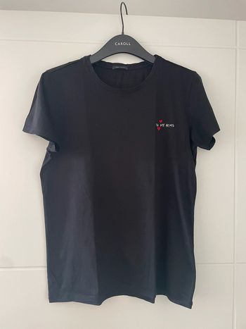 Tee shirt noir IKKS « in my arms » taille 42