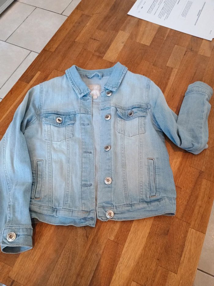 Veste en jean fille 8 ans