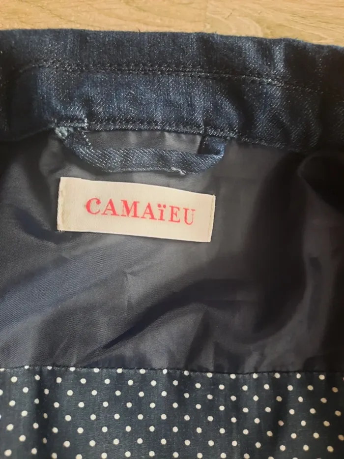 Veste en jean cintrée 'Camaieu' taille 38 - photo numéro 3