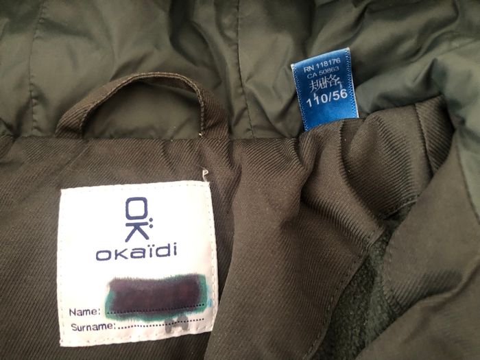 Manteau doudoune Okaidi 5 ans - photo numéro 2
