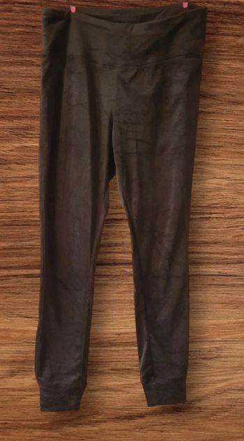 Legging en velour noir