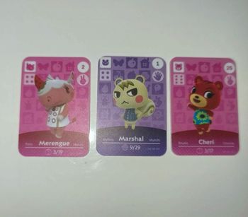 3 minis cartes merengue cherri marshal