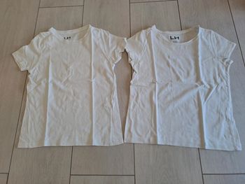 T shirt blanc 8ans