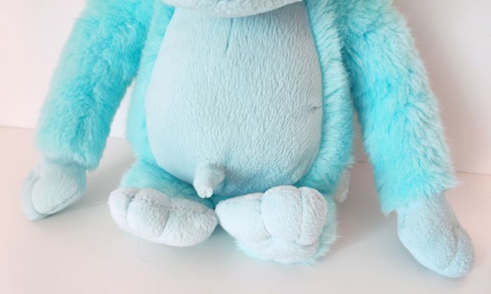 🦄 Peluche singe bleu - 26 cm 🦄 - photo numéro 5