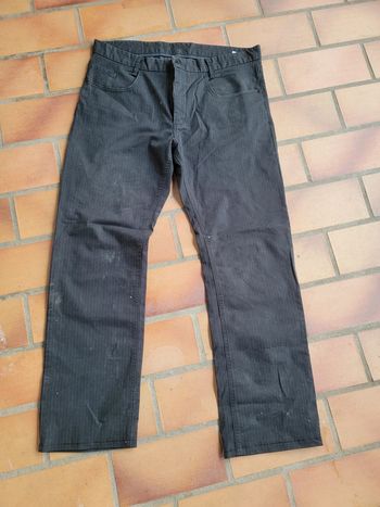 Pantalon de costume noir coupe droite old money