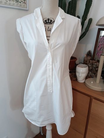 Blouse tunique blanche vero moda jeans taille 36