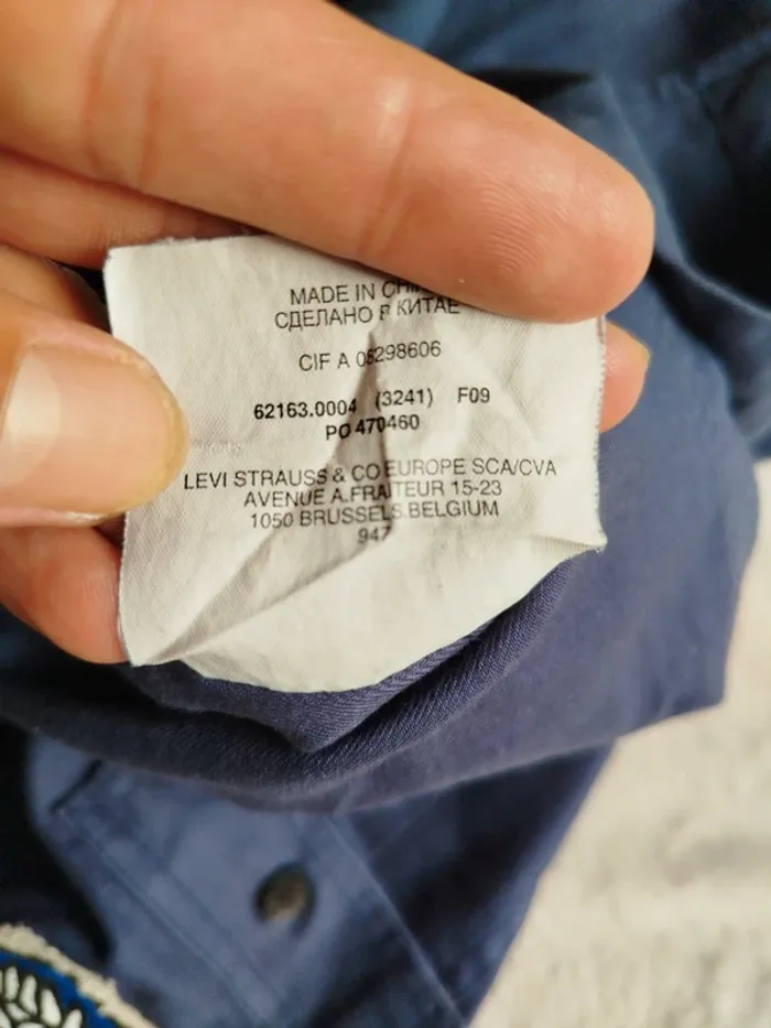 Chemise vintage homme Levis taille S - photo numéro 12
