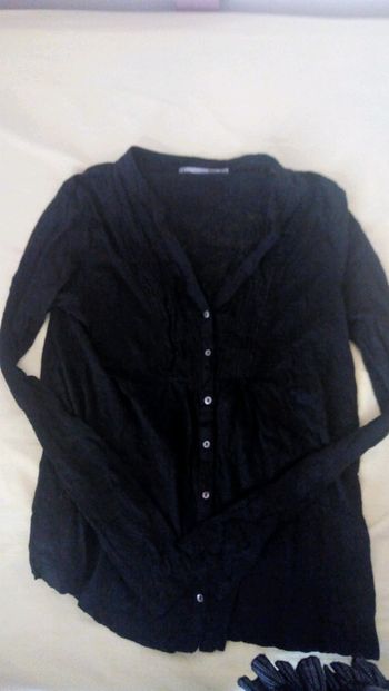 Chemise tee-shirt effet serpent noir DDP