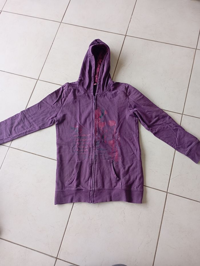 Lot gilet zippé avec capuche 16 ans fille - photo numéro 2