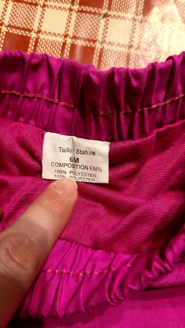 Pantalon rose fushia 6mois - photo numéro 3