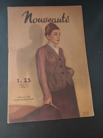 Ancien magazine Nouveauté de 1939