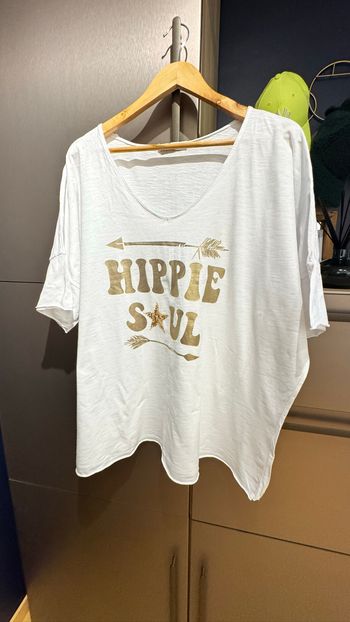 T-shirt blanc, large