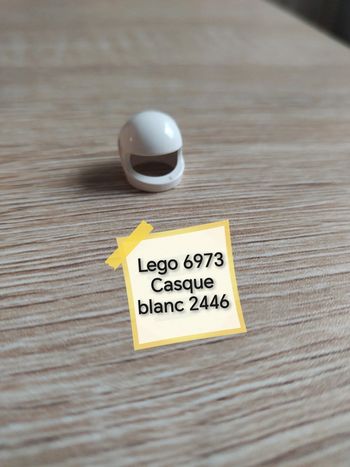 Lego 6973 casque blanc 2446