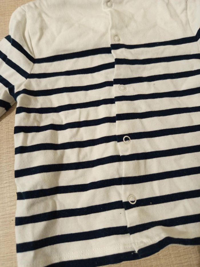 Marinière Okaïbi 6M | Style marin chic bébé** - photo numéro 3