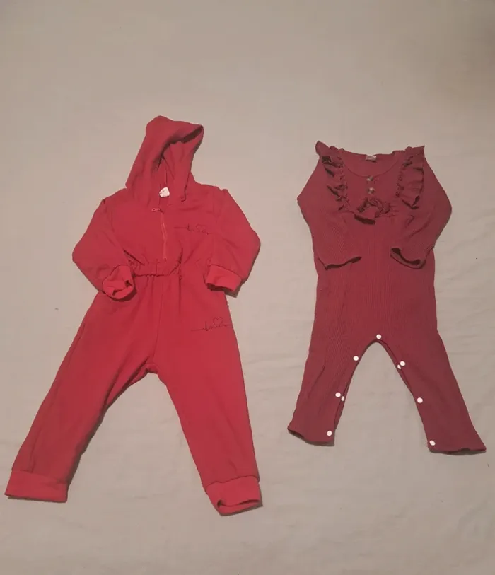 Lot de 2 ensemble 1 pièce