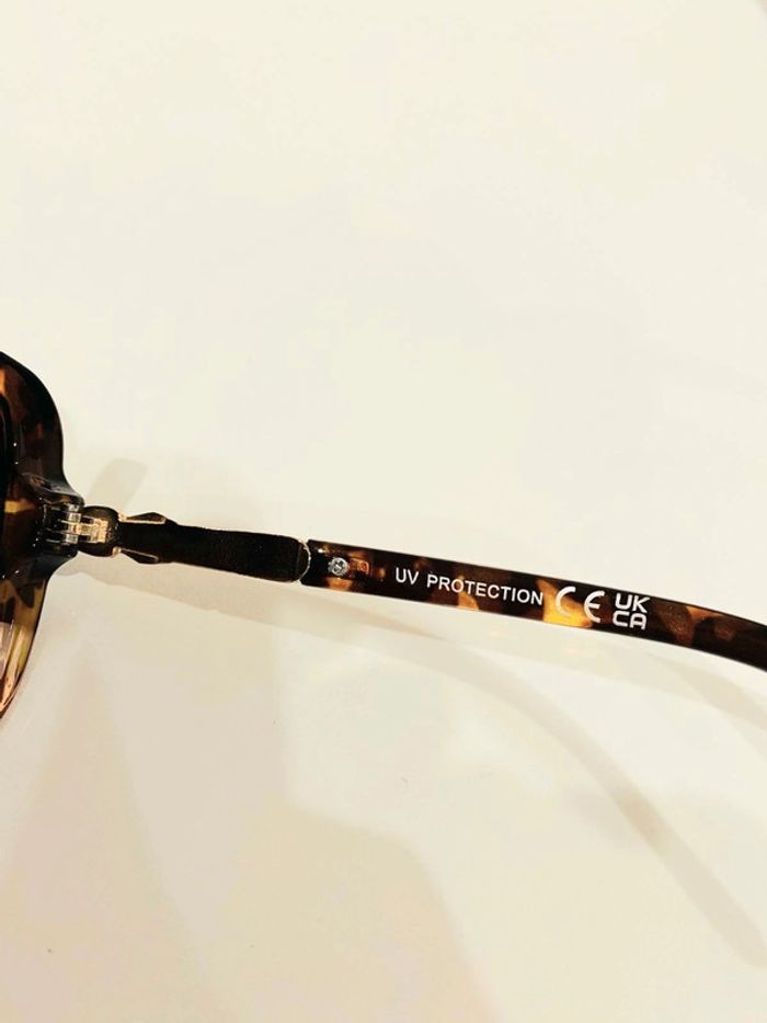 Lunette de soleil femme Polarisée marron léopard dégradés uvprotection catégorie 2 - photo numéro 7