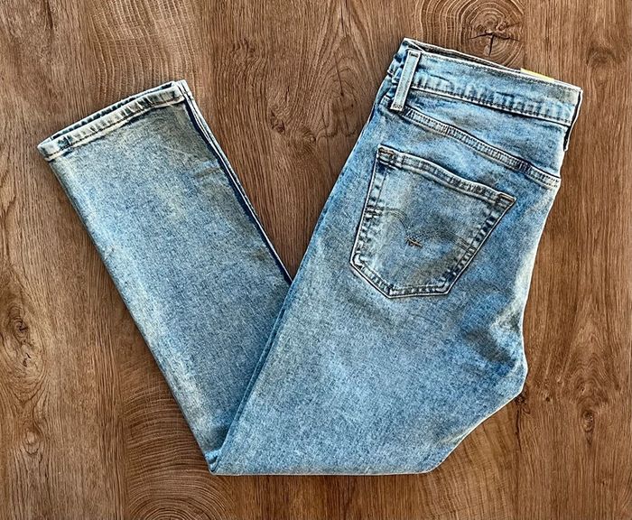 Jean/pantalon bleu clair et blanc Levi's 505 pour homme, taille : W 33 L 30 (42 taille française) - photo numéro 3