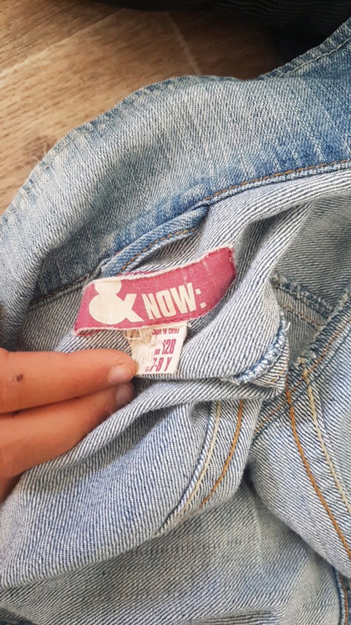 Veste jean h&m t 7 8 ans - photo numéro 3