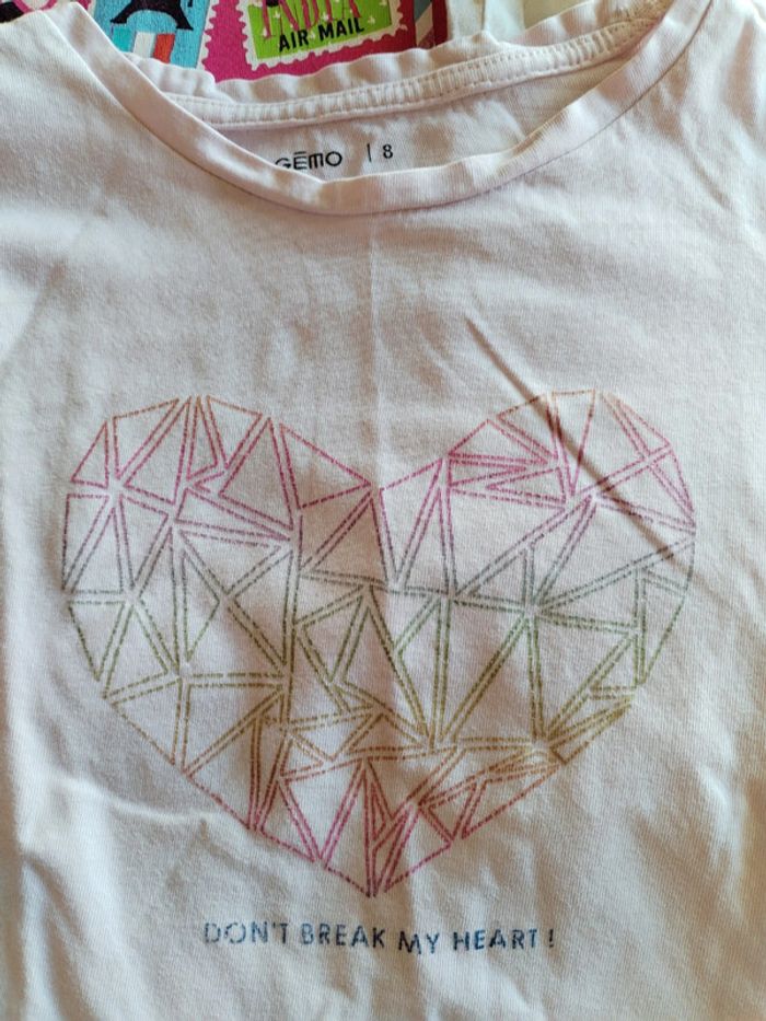 Lot 3 Tshirts manches longues C&A 8 ans - photo numéro 3