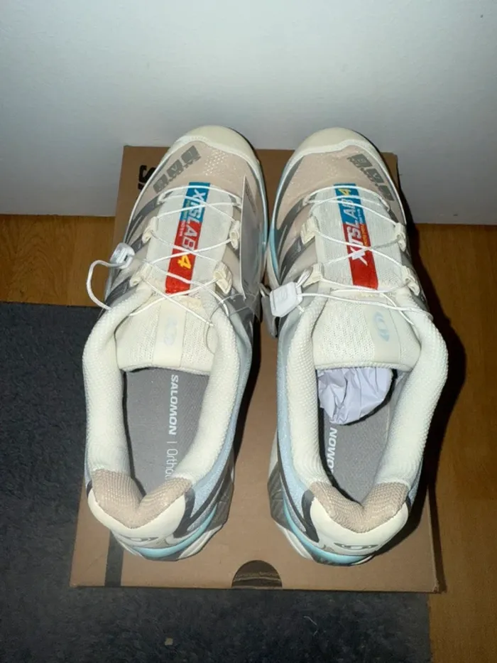 Salomon XT-4 OG Vanilla Ice Ballad blue Tender Peach - photo numéro 7
