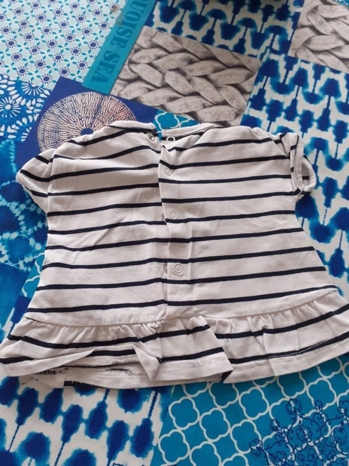 Lot de 3 Tee-shirts fille 3 mois - photo numéro 2
