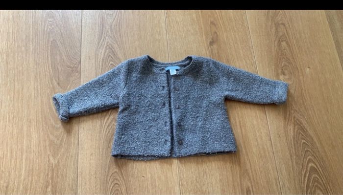 Gilet épais gris - photo numéro 2