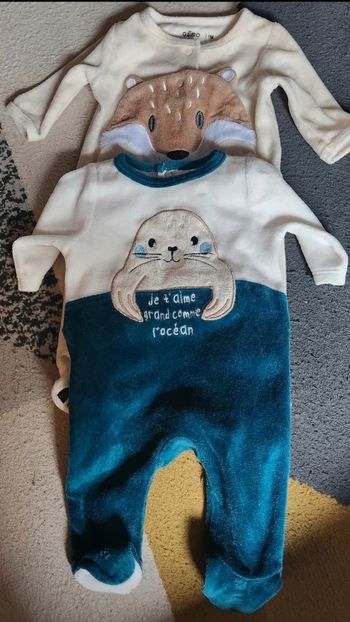 Lots 2 pyjama bébé garçon