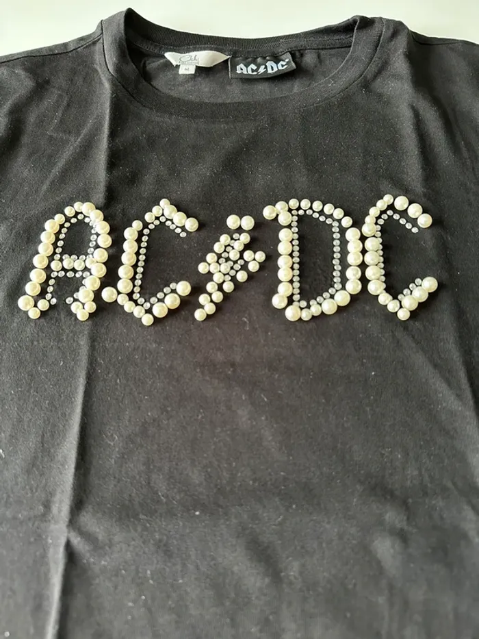 T-shirt noir AC DC