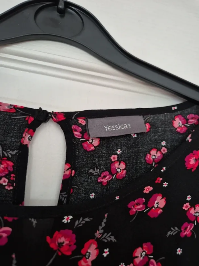 blouse manches longues c&a fleuris - photo numéro 7