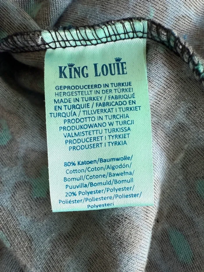 Robe en velours léopard King Louie Taille S - photo numéro 9