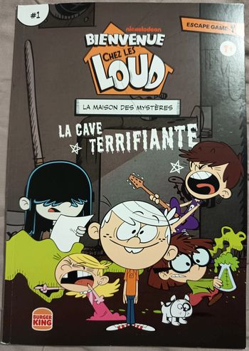 Livre Escape Game Bienvenue chez Les Loud