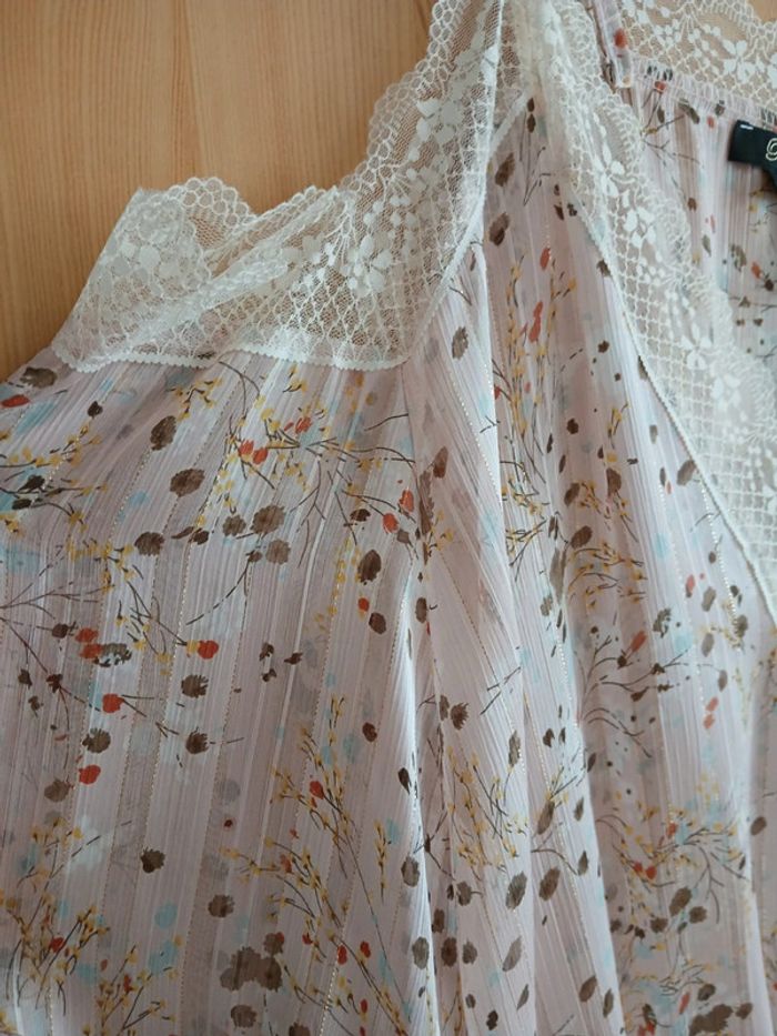 Chemise légère rose marque francaise Briefly taille 1 - photo numéro 3
