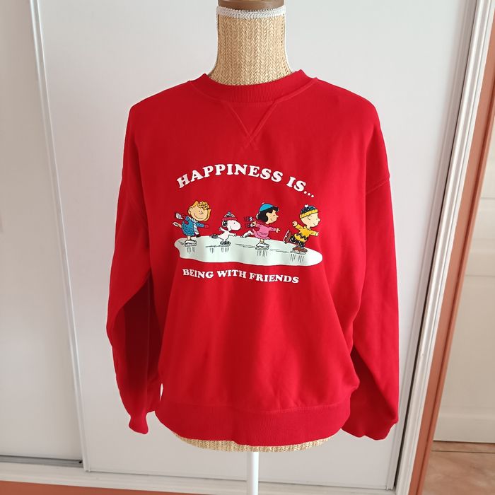 H&M Peanuts Snoopy sweat rouge - photo numéro 2