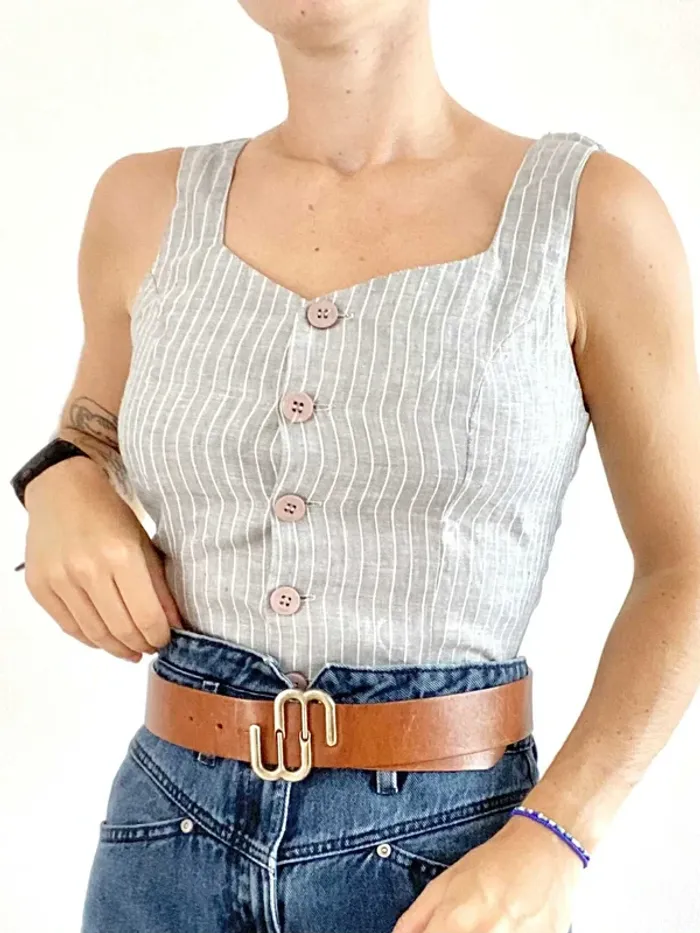 Tee Shirt Lynn Adler en taille 1 - Made in France - photo numéro 4