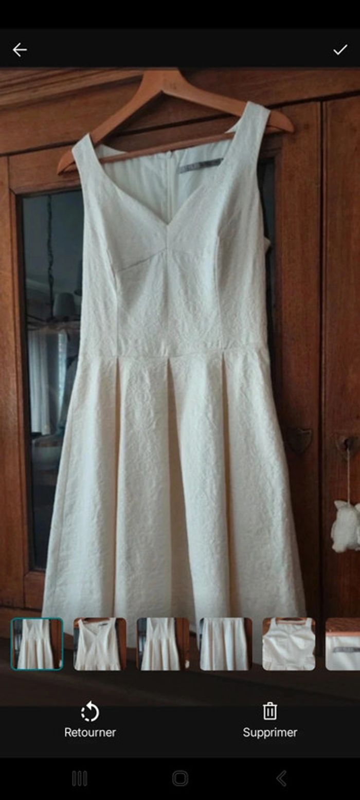 Robe chic blanche Styles by Steps taille 36 - photo numéro 13