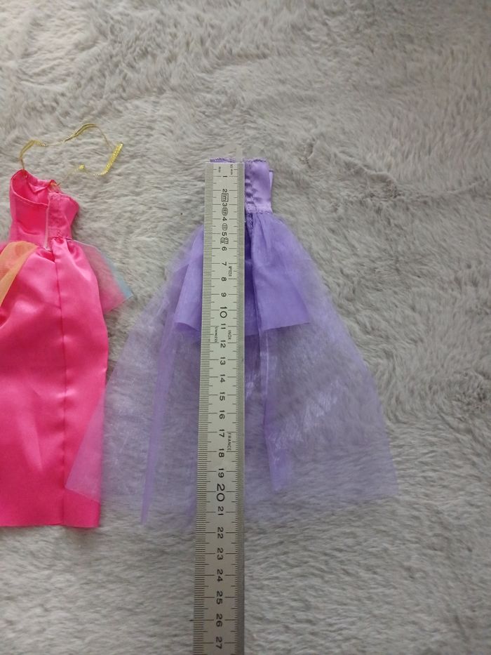 Lot de 2 Robes de Soirée pour Poupée Mannequin (type Barbie) - photo numéro 8